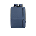 USB Charging Laptop Backpack for Men, 43 x 31 x 12 cm - Blue