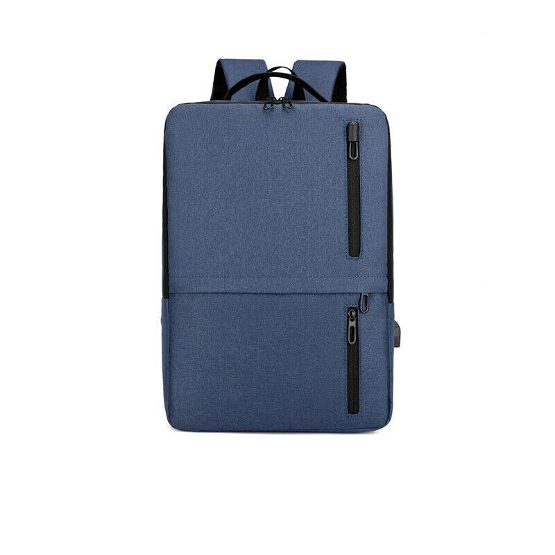USB Charging Laptop Backpack for Men, 43 x 31 x 12 cm - Blue