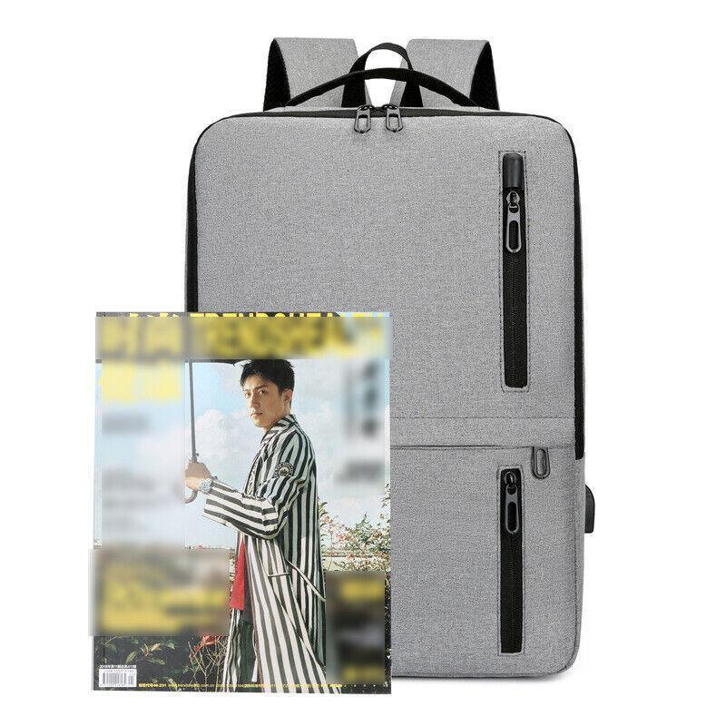 USB Charging Laptop Backpack for Men, 43 x 31 x 12 cm - Blue - view 3