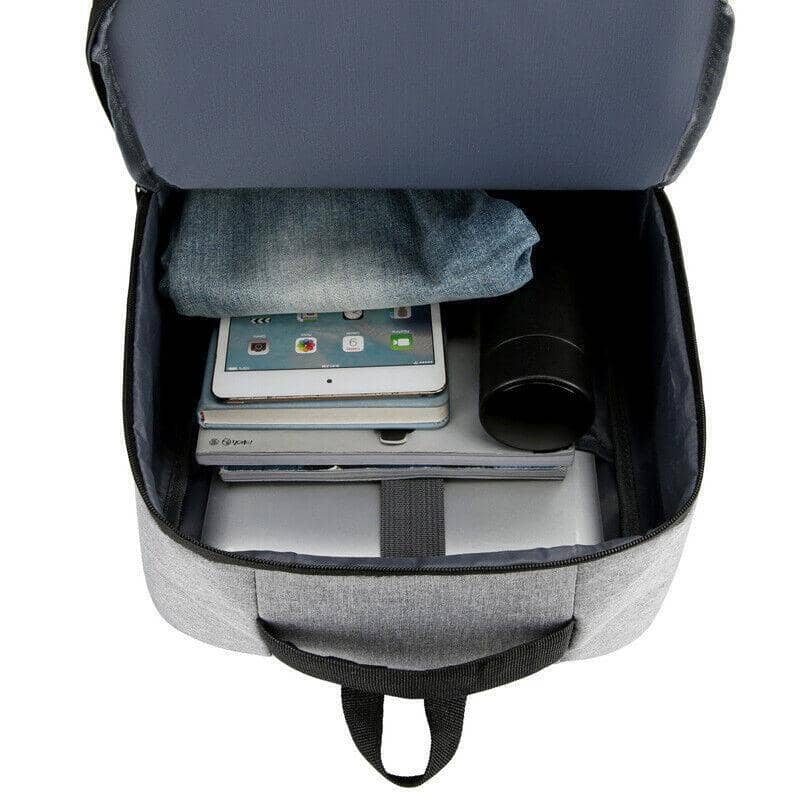USB Charging Laptop Backpack for Men, 43 x 31 x 12 cm - Grey - view 4