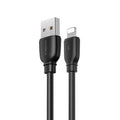 USB Fast Charging Cable 1m 2.4A for iPhone and iPad – Black