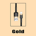 USB to 8-Pin Charging and Data Cable with Braided Cord - view 2