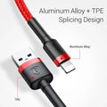 USB to 8-Pin Charging and Data Cable with Braided Cord - view 5