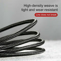USB to Type-C Braided Fast Charging Cable for Huawei - Black and Red, 2 m, Pack of 2 - view 5