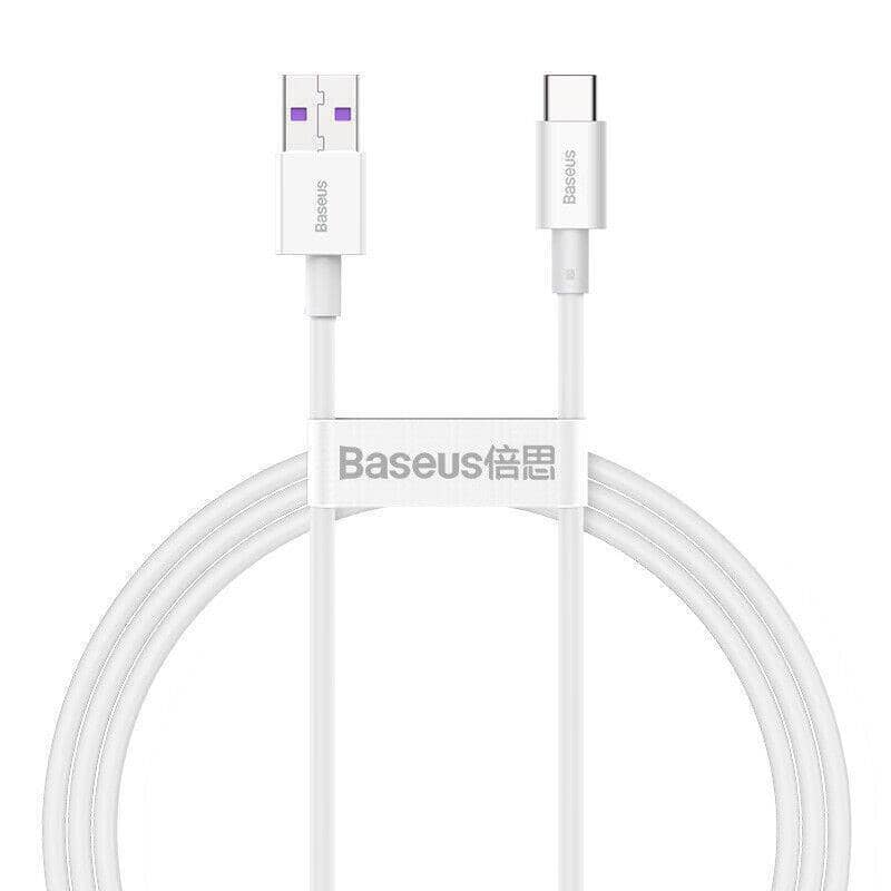USB to Type-C Fast Charging Cable 66W - White, 1 m - view 3