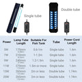 UV Germicidal Lamp for Fish Tank - Single Tube, 7W - view 4