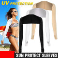 UV Sun Protection Arm Cooling Sleeves with Finger Hole for Women Outdoor - Nude - view 2