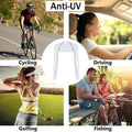 UV Sun Protection Arm Cooling Sleeves with Finger Hole for Women - White - view 4