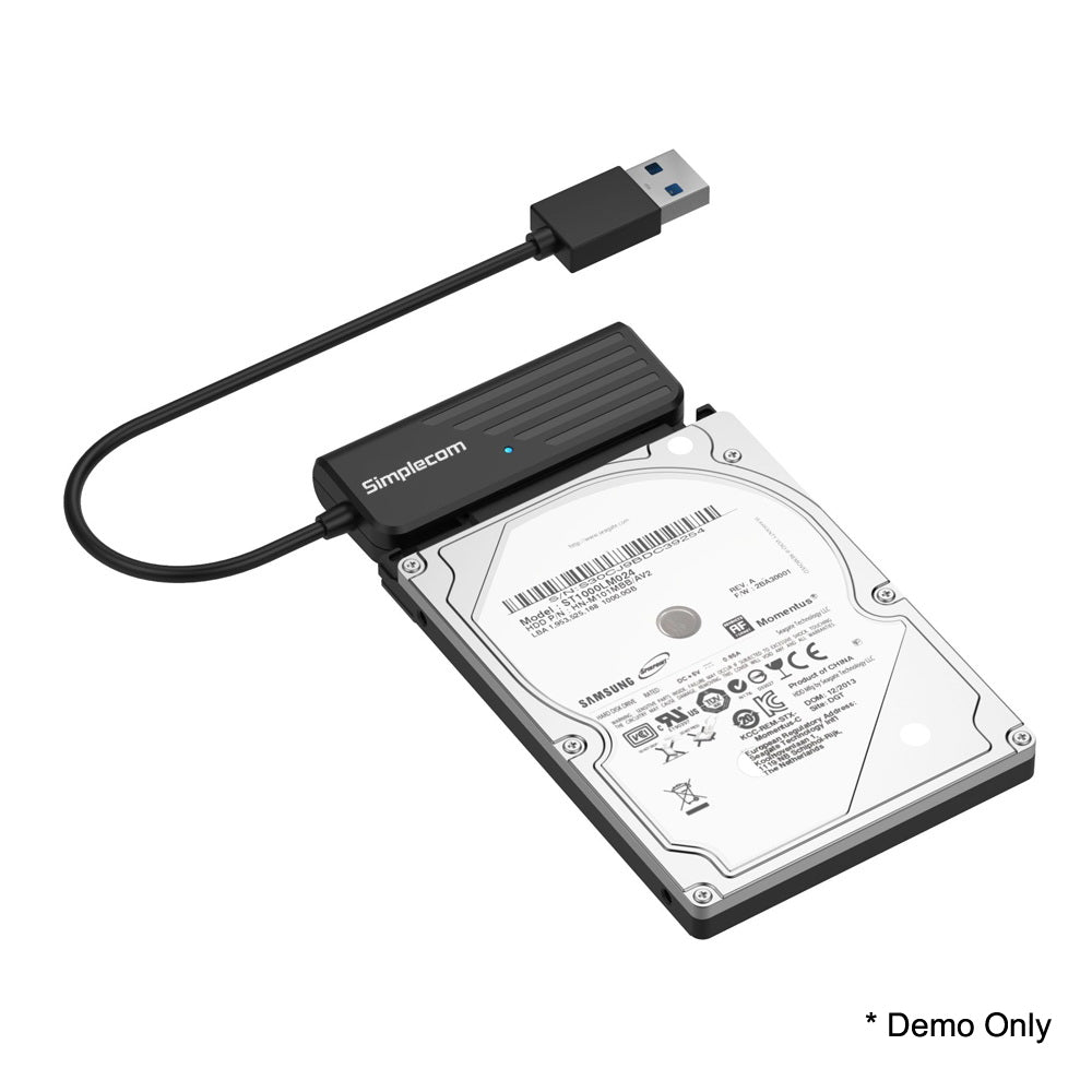 Simplecom SA205 Compact USB 3.0 to SATA Adapter Cable Converter for 2.5" SSD/HDD - SuperSaverAU - view 3