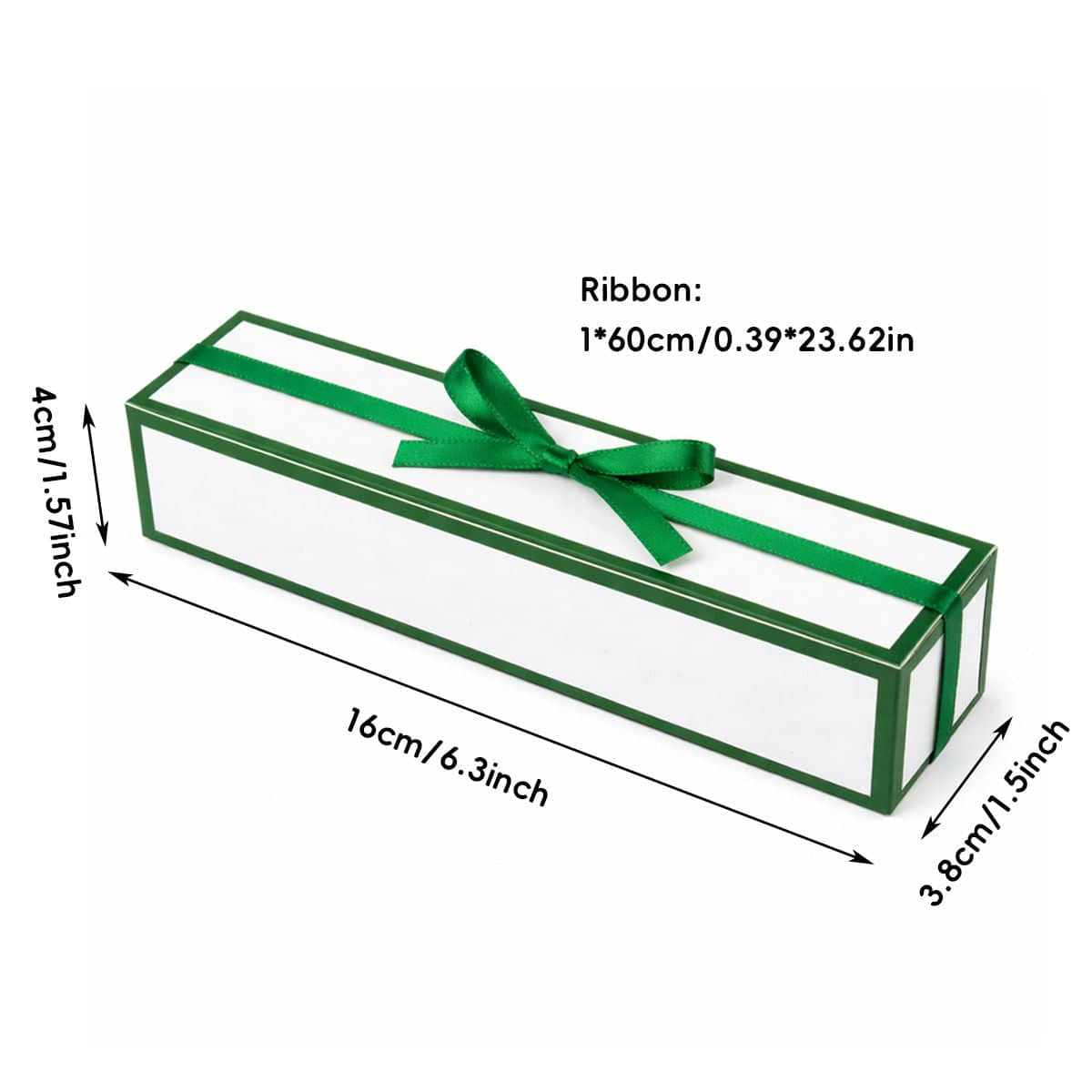 Valentine Chocolate Gift Boxes with Satin Bow, Rectangle, Pack of 20 - Black - view 4