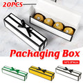 Valentine Chocolate Gift Boxes with Satin Bow, Rectangle, Pack of 20 - Green - view 2