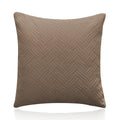 Velvet Cushion Cover 45x45cm Soft Square Pillowcase - Brown