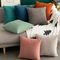 Velvet Cushion Cover 45x45cm Soft Square Pillowcase - Dark Blue - view 5
