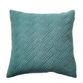 Velvet Cushion Cover 45x45cm Soft Square Pillowcase - Light Blue