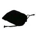 Velvet Drawstring Gift Bags, 7 x 9 cm, Pack of 50 - Black