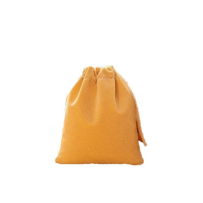 Velvet Drawstring Pouches for Jewellery and Gifts, 5 x 7cm, Pack of 50 - Gold