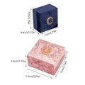 Velvet Jewellery Boxes, Pink Cameo, Pack of 5 - Ring - view 4