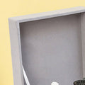 Velvet Wooden Jewellery Box, 20 x 20 x 10.5 cm - Black - view 5