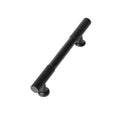 Vertical Grain Cabinet Pull Handle, 96 mm Hole Spacing - Black