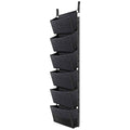 Vertical Wall Hanging Felt Planting Bag with 6 Pockets for Flowers and Herbs - view 2
