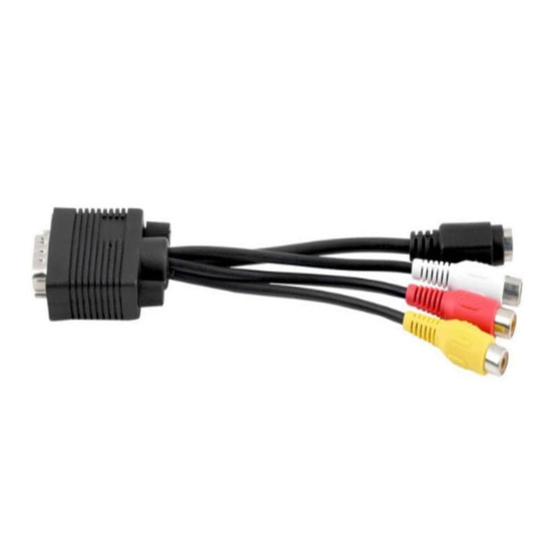 VGA to S-Video and RCA Adapter Cable, 10 cm - view 2