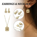 Vintage Butterfly Earrings - Gold-Tone Titanium Steel - view 2