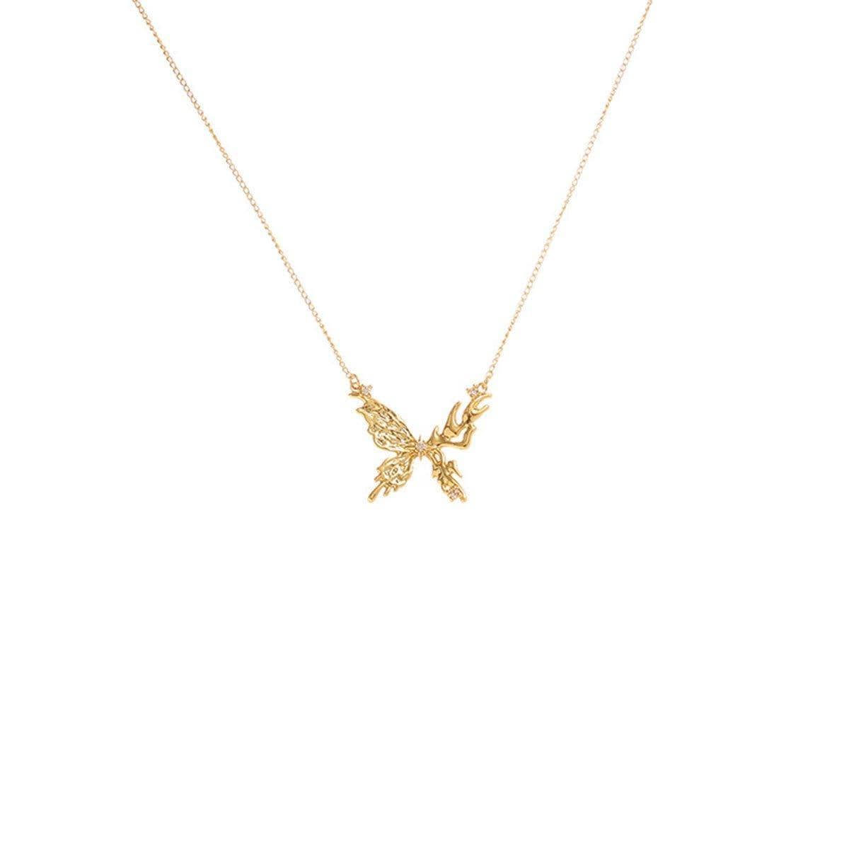Vintage Butterfly Necklace - Pendant