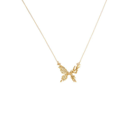 Vintage Butterfly Necklace - Pendant