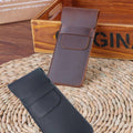 Vintage Handmade Genuine Cowhide Leather Pencil Case Set, Pack of 2 - view 4
