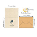 Vintage Leaf Greeting Cards with Kraft Envelopes for All Occasions, Pack of 6 - view 3