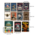 Vintage Metal Wall Signs - Beach, Pack of 4 - view 4