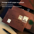 Vintage Paper Envelopes, Self-Adhesive - Rust Brown, Pack of 50 - view 5