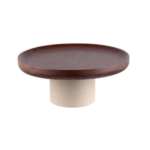 Vintage Wooden Cake Tray - 165mm, 16.5 x 8 cm
