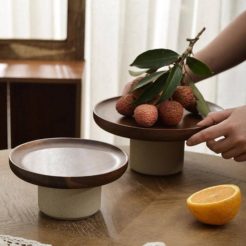 Vintage Wooden Cake Tray - 165mm, 16.5 x 8 cm - view 5