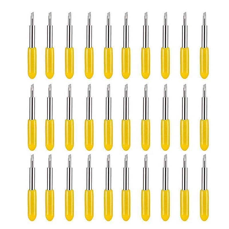 Vinyl Cutter Blades for Roland Plotters - 30 Degrees, Pack of 30