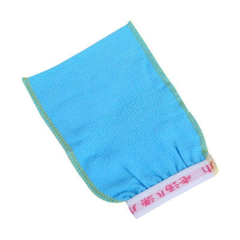 Viscose Exfoliating Bath Washcloth Mitten - Blue, Pack of 5