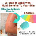 Viscose Exfoliating Bath Washcloth Mitten - Blue, Pack of 5 - view 3