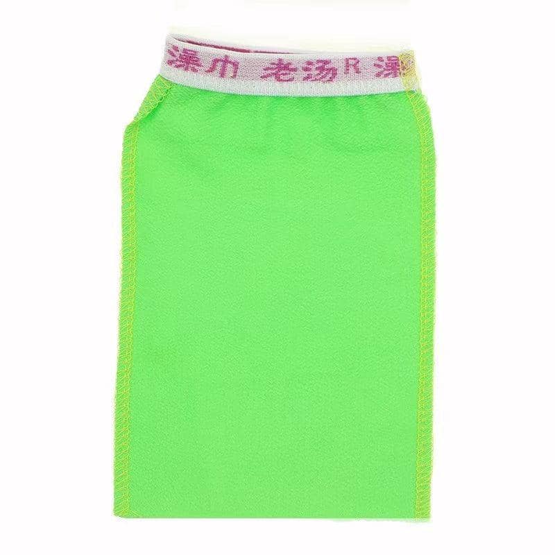 Viscose Exfoliating Bath Washcloth Mitten - Green, Pack of 5