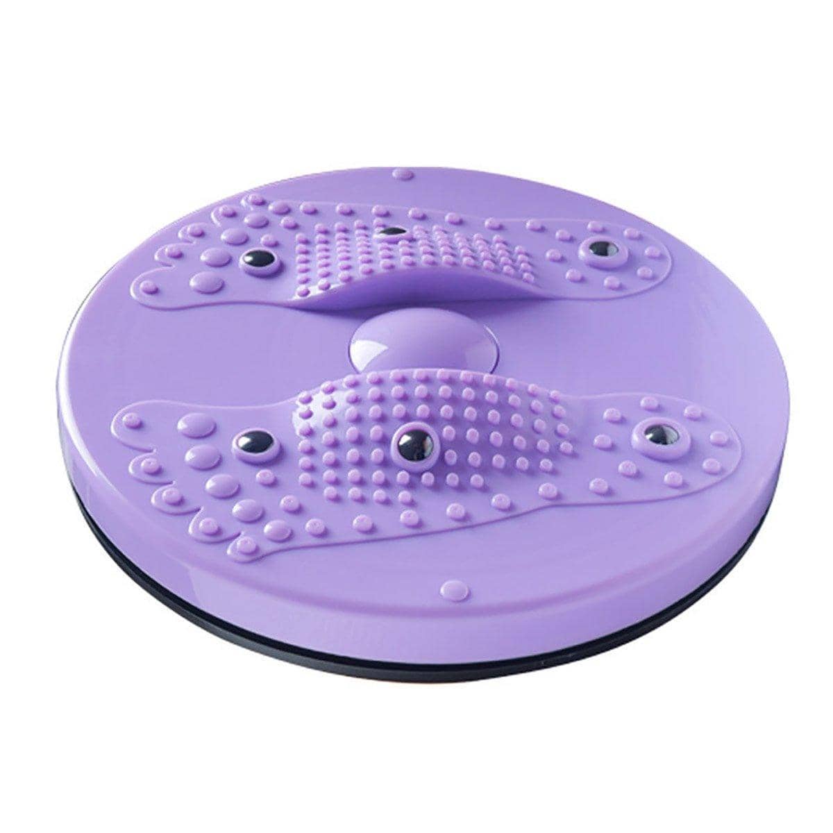 Waist Twisting Disc for Home Gym and Yoga Abdominal Workouts - Purple