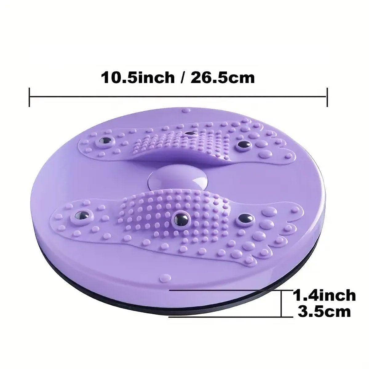 Waist Twisting Disc for Home Gym and Yoga Abdominal Workouts - Purple - view 4