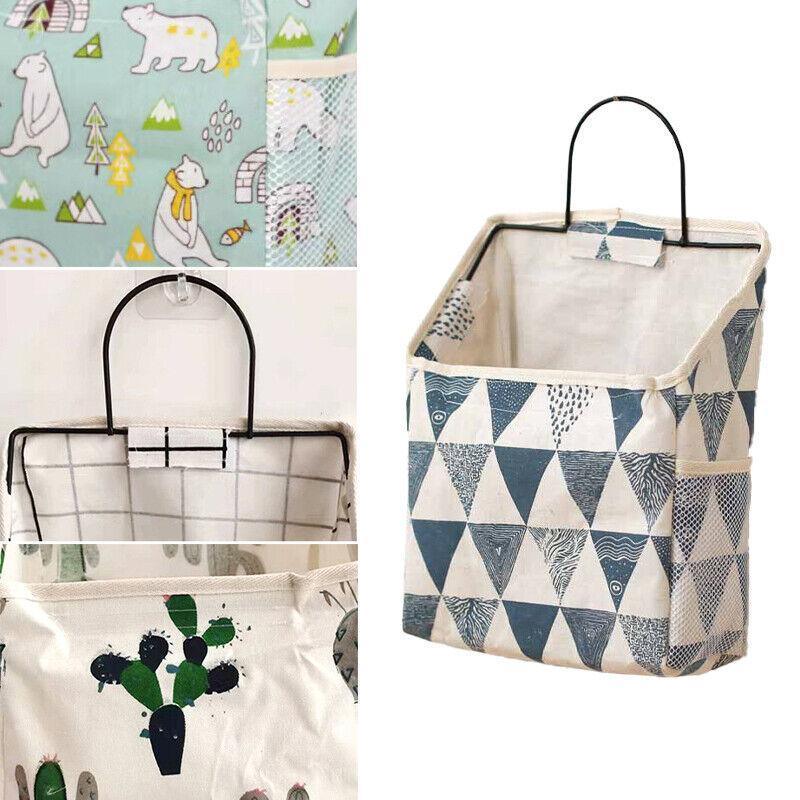 Wall Hanging Storage Bag Organiser for Books and Phones - Polar Bear - view 8
