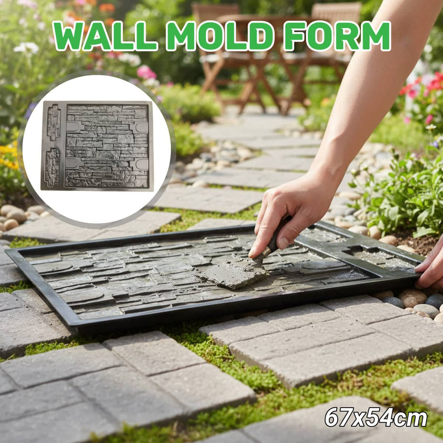 Wall Mould Form Reusable Concrete Mould for DIY Garden Pathway and Paving Stone Patio