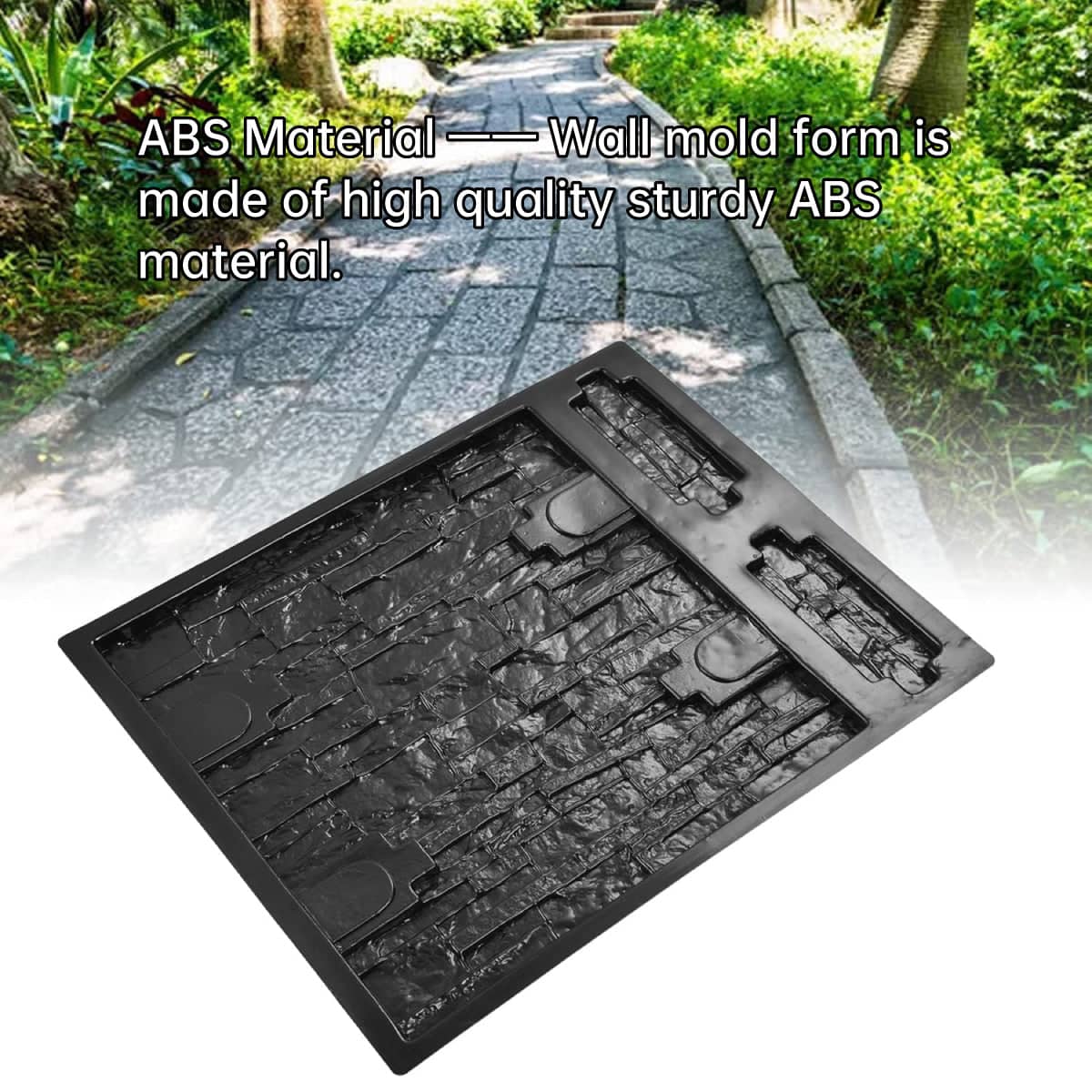 Wall Mould Form Reusable Concrete Mould for DIY Garden Pathway and Paving Stone Patio - view 5
