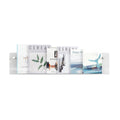 Wall-Mount Acrylic Storage Rack, 60 x 15cm - Clear