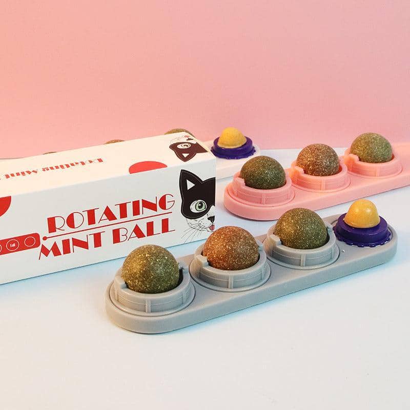 Wall Mount Catnip Ball Strip for Cats - Grey - view 4