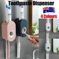 Wall-Mounted Automatic Toothpaste Dispenser - Sky Blue - view 2