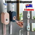 Wall-Mounted Automatic Toothpaste Dispenser - White - view 2