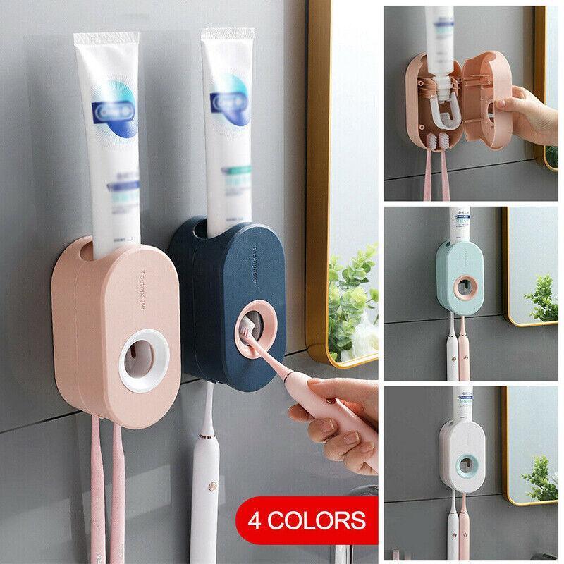 Wall-Mounted Automatic Toothpaste Dispenser - White - view 5