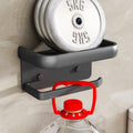 Wall Mounted Bathroom Paper Towel Holder with Top Shelf, Self-Adhesive - view 5