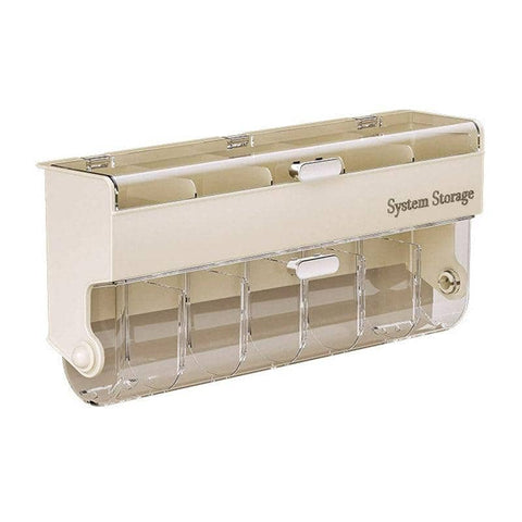 Wall Mounted Bathroom Storage Box with Flip-Top Cover, 38 x 16.5 x 9 cm - view 2